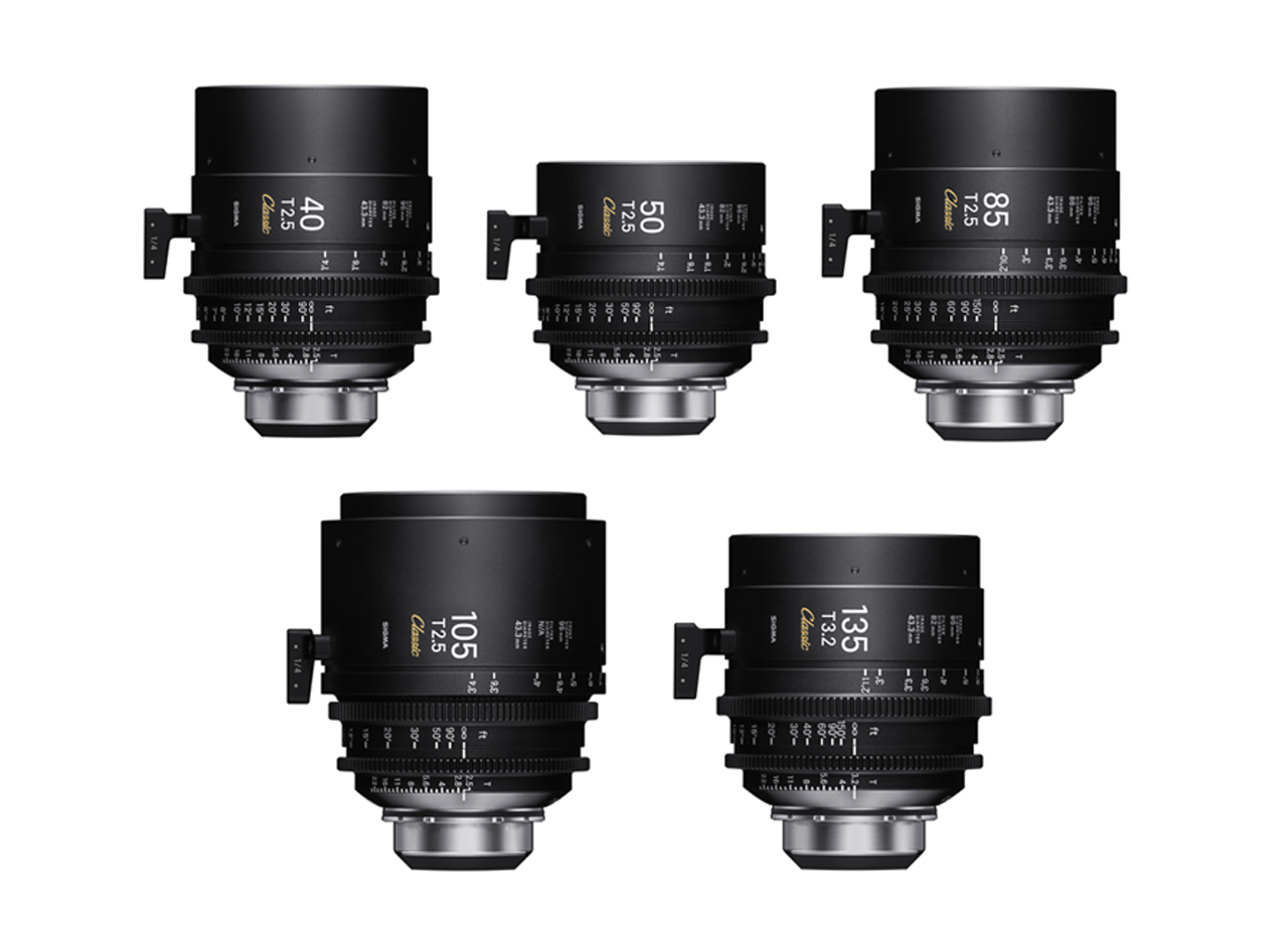 SIGMA Cine FF Classic Prime Set