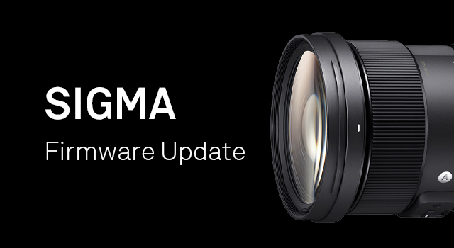 Firmware update for SIGMA Global Vision lenses in Sony E-mount
