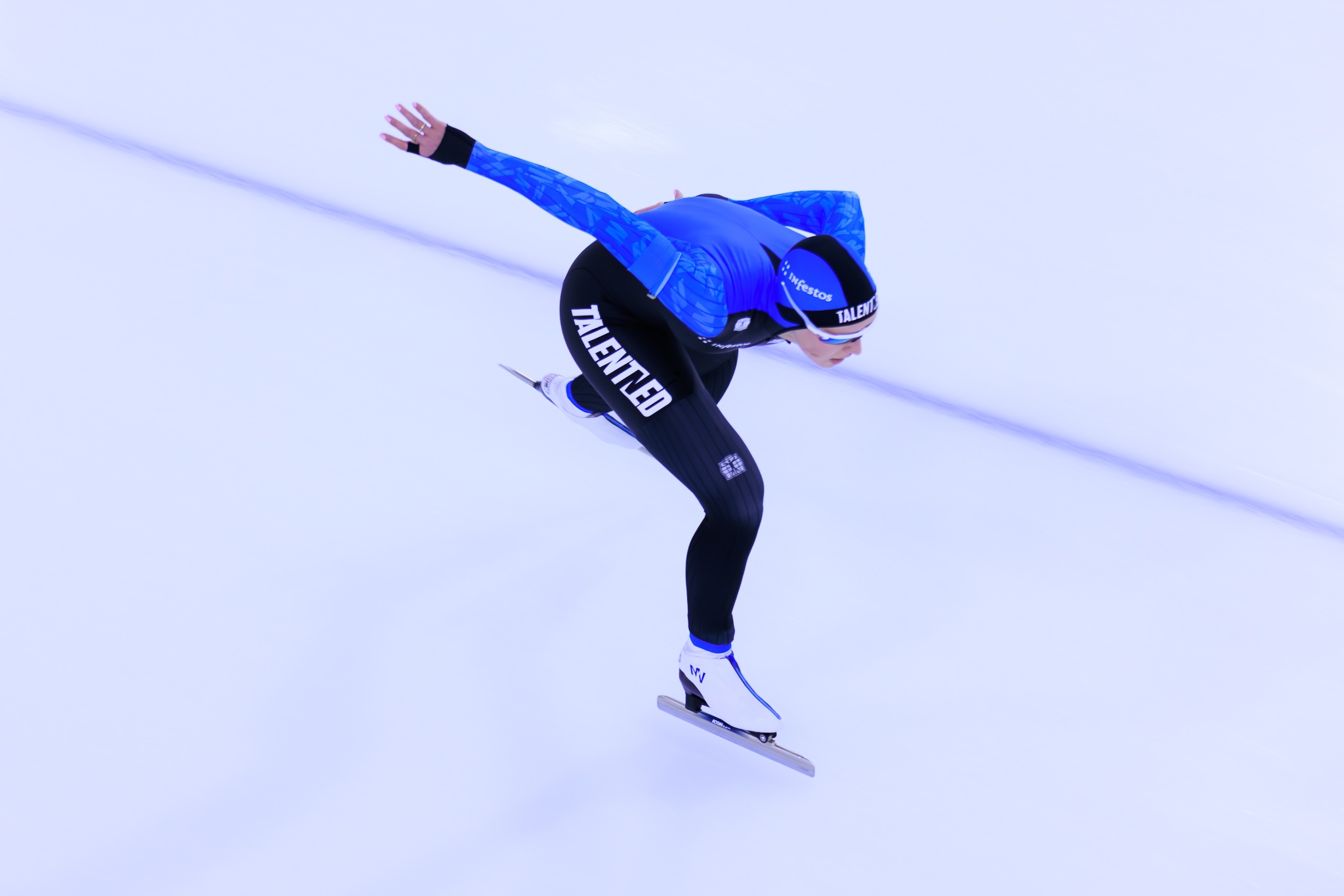 Op jacht naar het perfecte schaatsplaatje in Thialf Heerenveen