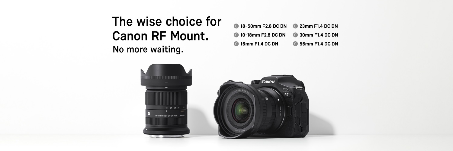 SIGMA kondigt lancering Canon RF Mount lenzen aan